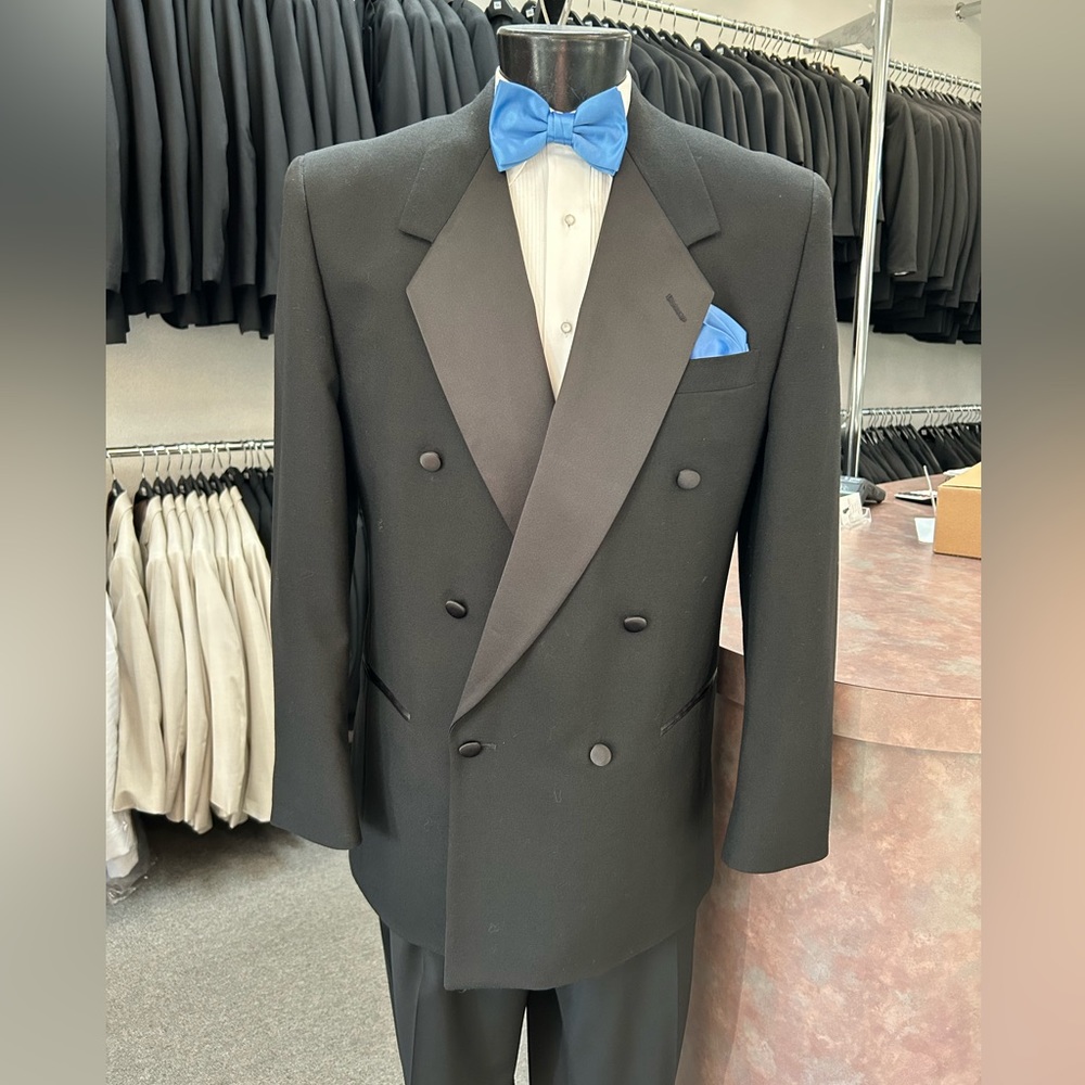Retro Like New Double Breasted Notch Tuxedo Jacket